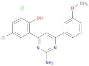 Phenol, 2-[2-amino-6-(3-methoxyphenyl)-4-pyrimidinyl]-4,6-dichloro-