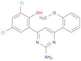 Phenol, 2-[2-amino-6-(2-methoxyphenyl)-4-pyrimidinyl]-4,6-dichloro-