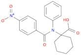 Cyclohexanecarboxylic acid, 1-[(4-nitrobenzoyl)phenylamino]-
