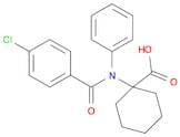 Cyclohexanecarboxylic acid, 1-[(4-chlorobenzoyl)phenylamino]-