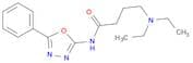 Butanamide, 4-(diethylamino)-N-(5-phenyl-1,3,4-oxadiazol-2-yl)-