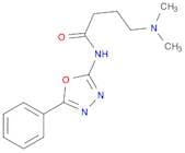 Butanamide, 4-(dimethylamino)-N-(5-phenyl-1,3,4-oxadiazol-2-yl)-