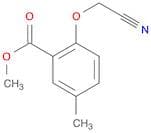 Benzoic acid, 2-(cyanomethoxy)-5-methyl-, methyl ester