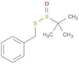 2-Propanesulfinothioic acid, 2-methyl-, S-(phenylmethyl) ester