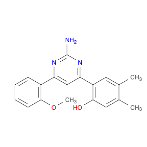 Phenol, 2-[2-amino-6-(2-methoxyphenyl)-4-pyrimidinyl]-4,5-dimethyl-