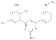 Phenol, 2-[2-amino-6-(3-methoxyphenyl)-4-pyrimidinyl]-4,6-dimethyl-