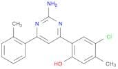Phenol, 2-[2-amino-6-(2-methylphenyl)-4-pyrimidinyl]-4-chloro-5-methyl-