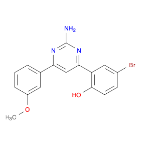 Phenol, 2-[2-amino-6-(3-methoxyphenyl)-4-pyrimidinyl]-4-bromo-