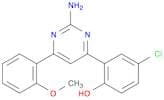 Phenol, 2-[2-amino-6-(2-methoxyphenyl)-4-pyrimidinyl]-4-chloro-