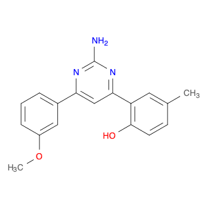 Phenol, 2-[2-amino-6-(3-methoxyphenyl)-4-pyrimidinyl]-4-methyl-