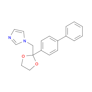 1H-Imidazole, 1-[(2-[1,1'-biphenyl]-4-yl-1,3-dioxolan-2-yl)methyl]-