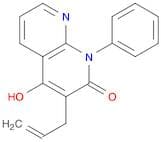 1,8-Naphthyridin-2(1H)-one, 4-hydroxy-1-phenyl-3-(2-propenyl)-