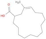 3-Cyclopentadecene-1-carboxylic acid, 3-methyl-, (Z)-