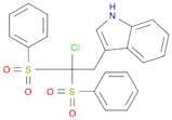 1H-Indole, 3-[2-chloro-2,2-bis(phenylsulfonyl)ethyl]-