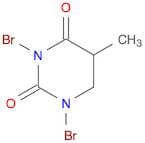 2,4(1H,3H)-Pyrimidinedione, 1,3-dibromodihydro-5-methyl-