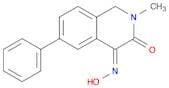3,4-Isoquinolinedione, 1,2-dihydro-2-methyl-6-phenyl-, 4-oxime, (E)-