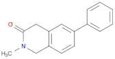 3(2H)-Isoquinolinone, 1,4-dihydro-2-methyl-6-phenyl-
