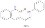 2(1H)-Quinolinone, 3-[1-(phenylhydrazono)ethyl]-