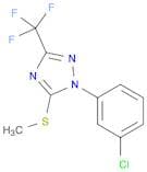 1H-1,2,4-Triazole, 1-(3-chlorophenyl)-5-(methylthio)-3-(trifluoromethyl)-