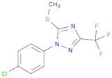 1H-1,2,4-Triazole, 1-(4-chlorophenyl)-5-(methylthio)-3-(trifluoromethyl)-