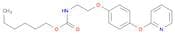 Carbamic acid, [2-[4-(2-pyridinyloxy)phenoxy]ethyl]-, hexyl ester