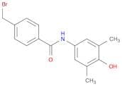 Benzamide, 4-(bromomethyl)-N-(4-hydroxy-3,5-dimethylphenyl)-
