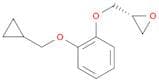 Oxirane, [[2-(cyclopropylmethoxy)phenoxy]methyl]-, (R)-