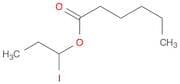 Hexanoic acid, 1-iodopropyl ester