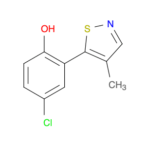 Phenol, 4-chloro-2-(4-methyl-5-isothiazolyl)-