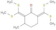 Cyclohexanone, 2,6-bis[bis(methylthio)methylene]-3-methyl-