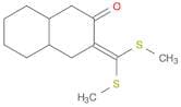2(1H)-Naphthalenone, 3-[bis(methylthio)methylene]octahydro-