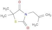 2,4-Thiazolidinedione, 5,5-dimethyl-3-(2-methyl-2-propenyl)-