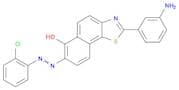 Naphtho[2,1-d]thiazol-6-ol, 2-(3-aminophenyl)-7-[(2-chlorophenyl)azo]-