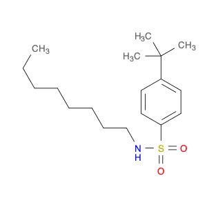 Benzenesulfonamide, 4-(1,1-dimethylethyl)-N-octyl-