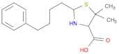 4-Thiazolidinecarboxylic acid, 5,5-dimethyl-2-(4-phenylbutyl)-