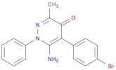 6-Amino-5-(4-bromophenyl)-3-methyl-1-phenylpyridazin-4(1H)-one