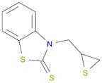 2(3H)-Benzothiazolethione, 3-(thiiranylmethyl)-