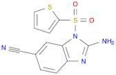 1H-Benzimidazole-6-carbonitrile, 2-amino-1-(2-thienylsulfonyl)-