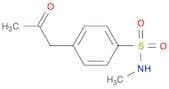 Benzenesulfonamide, N-methyl-4-(2-oxopropyl)-