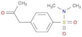 Benzenesulfonamide, N,N-dimethyl-4-(2-oxopropyl)-