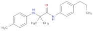 Propanamide, 2-methyl-2-[(4-methylphenyl)amino]-N-(4-propylphenyl)-
