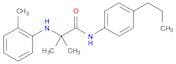 Propanamide, 2-methyl-2-[(2-methylphenyl)amino]-N-(4-propylphenyl)-