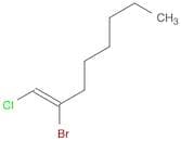 1-Octene, 2-bromo-1-chloro-, (Z)-