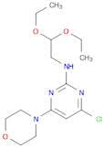 2-Pyrimidinamine, 4-chloro-N-(2,2-diethoxyethyl)-6-(4-morpholinyl)-