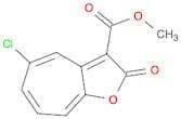 2H-Cyclohepta[b]furan-3-carboxylic acid, 5-chloro-2-oxo-, methyl ester
