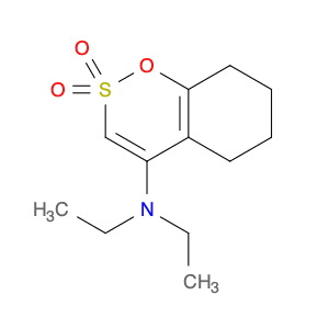 1,2-Benzoxathiin-4-amine, N,N-diethyl-5,6,7,8-tetrahydro-, 2,2-dioxide