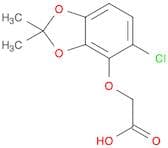 Acetic acid, [(5-chloro-2,2-dimethyl-1,3-benzodioxol-4-yl)oxy]-