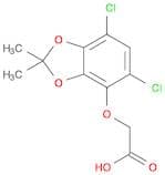 Acetic acid, [(5,7-dichloro-2,2-dimethyl-1,3-benzodioxol-4-yl)oxy]-