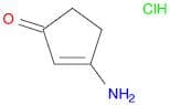 2-Cyclopenten-1-one, 3-amino-, hydrochloride