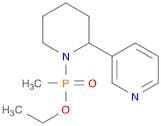 Phosphinic acid, methyl[2-(3-pyridinyl)-1-piperidinyl]-, ethyl ester
